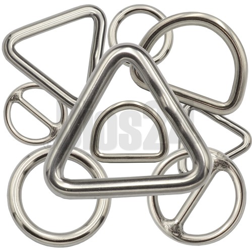 Ring mit steg - d-ring,