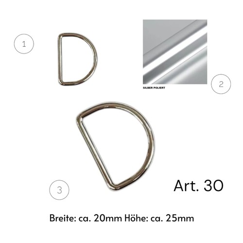 Ring 20mm 25mm - 20mm, metallring