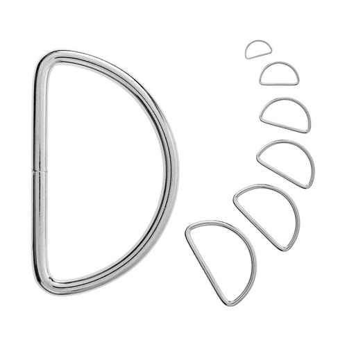 Ringe metall silber 50mm - silber, 10-50mm