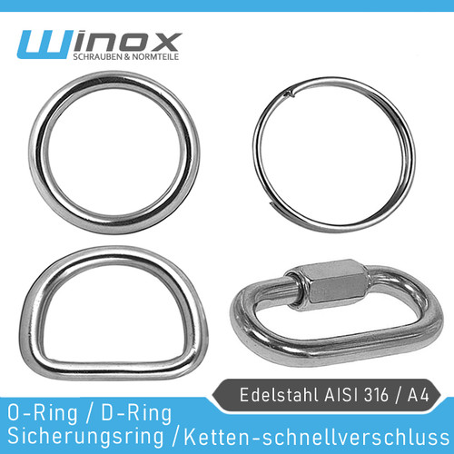 Ringe ring geschweißt - o-,